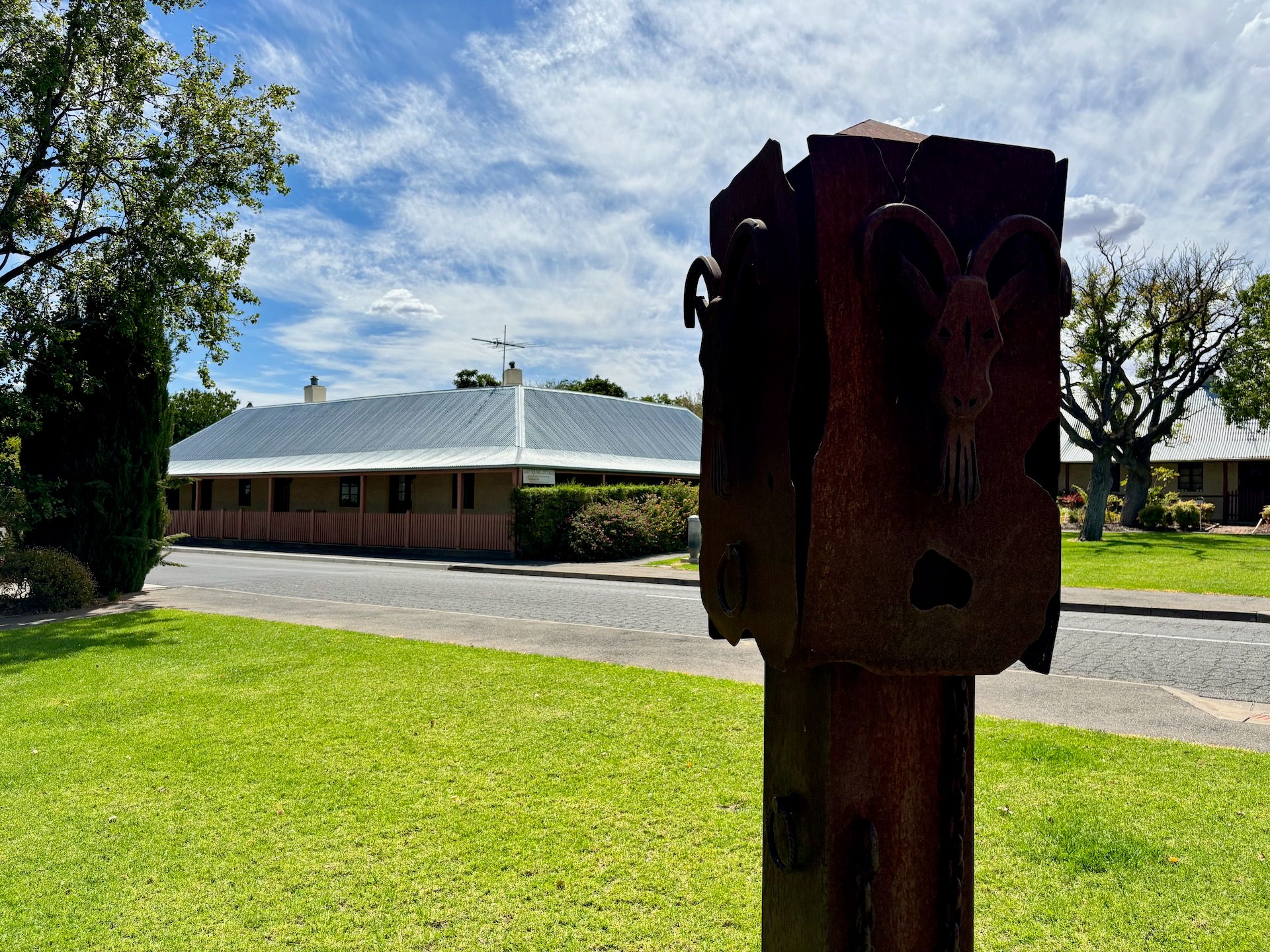 An image of Goat Square House from Goat Square, Tanunda, Barossa Valley.