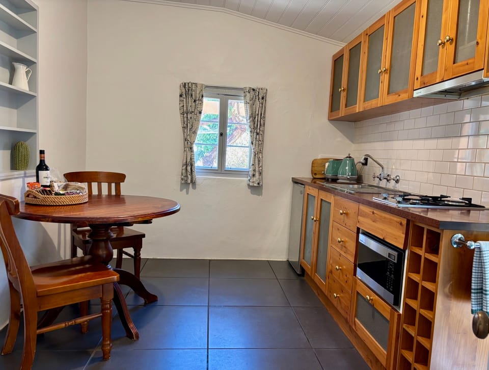 Image of the kitchen in the Kavel cottage.
