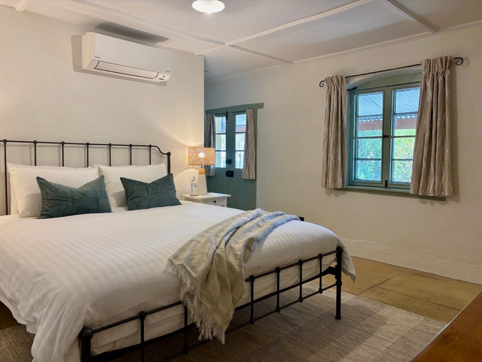 Image of the right side of the bedroom in the Menge cottage.